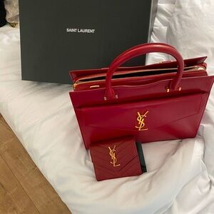 YSL Bag with Detachable Clutch and Wallet